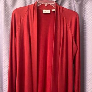 Chico’s travelers shimmer cardigan Size 1